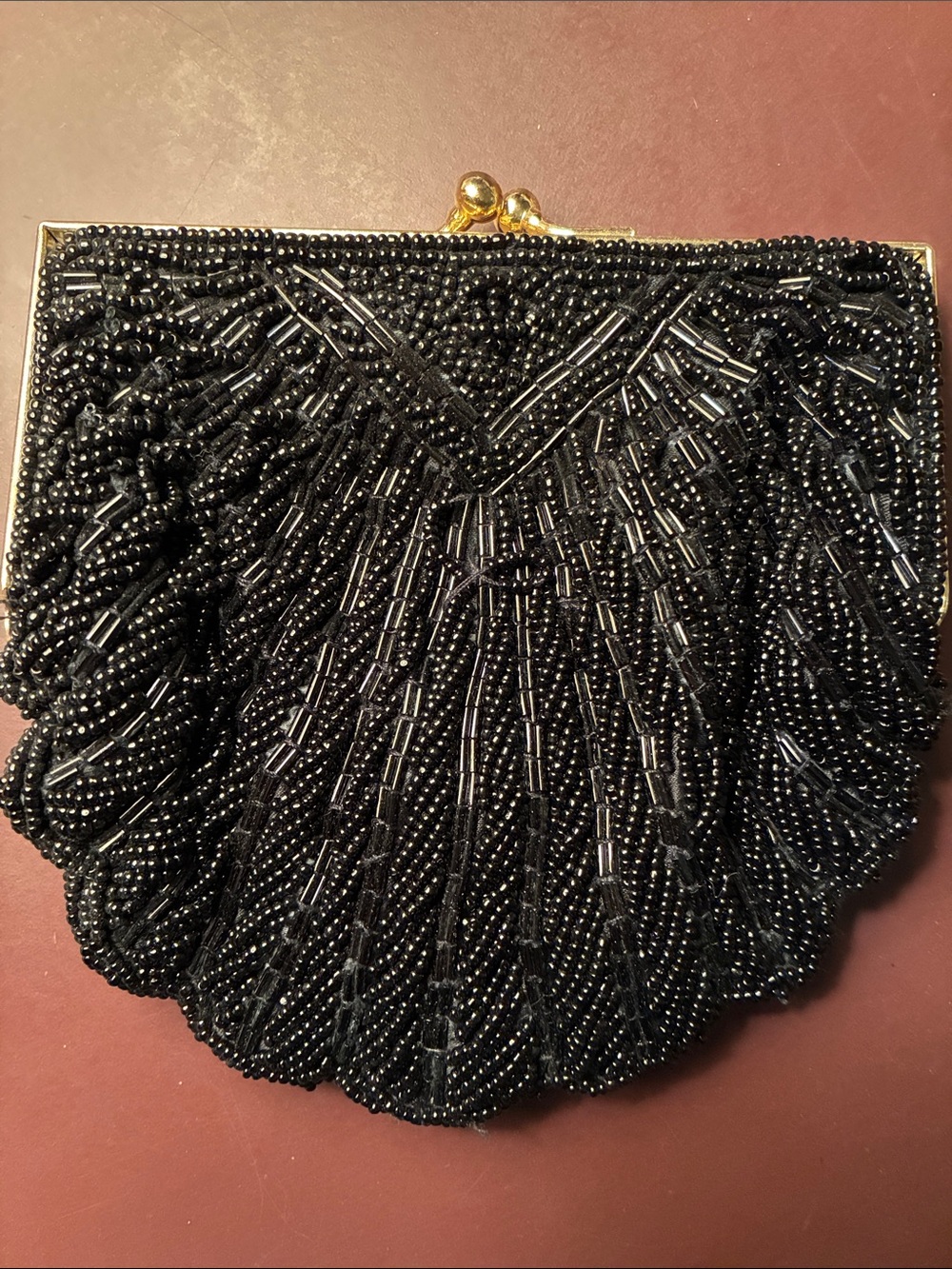 Elegant Beaded Clutch New